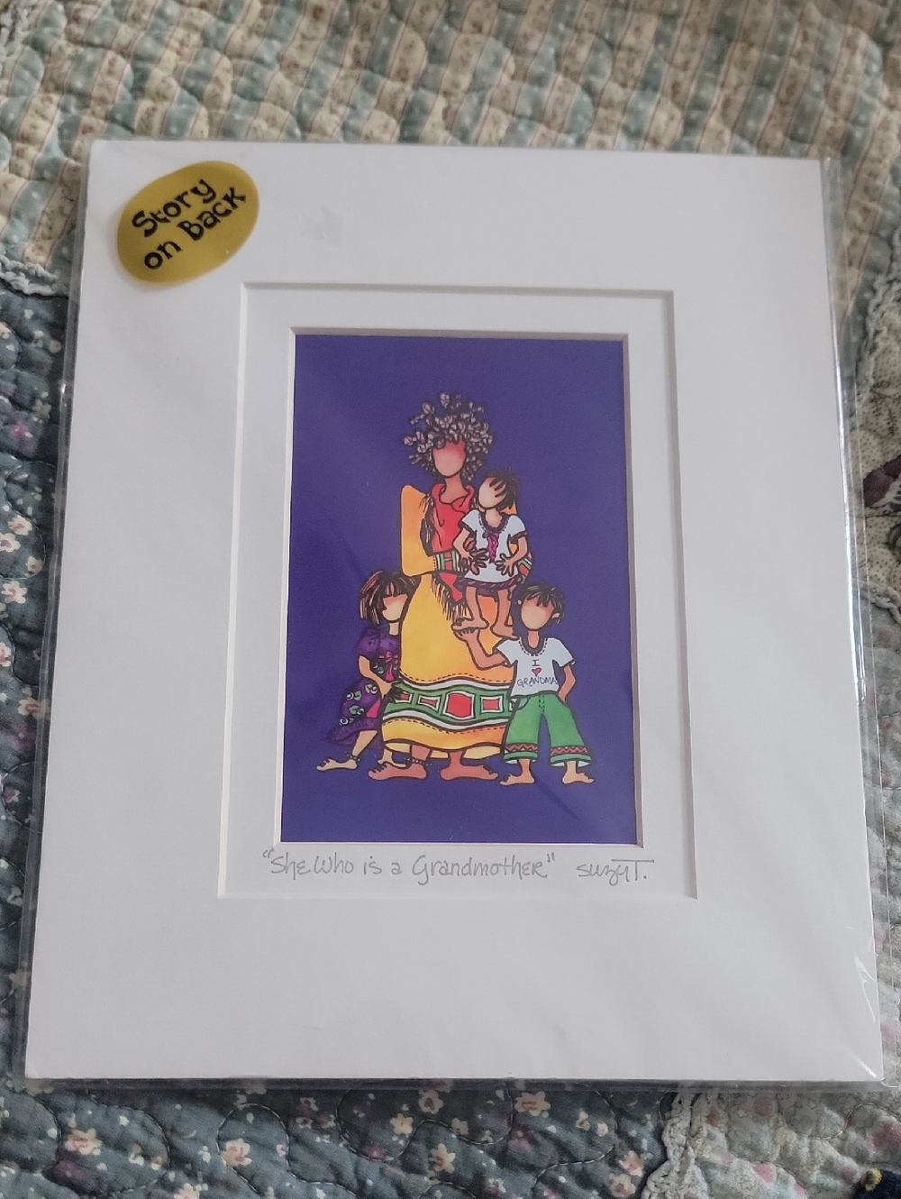 New! Suzy Toronto Wonderful Wacky Woman Art Prints She Who Is A Grandmother
